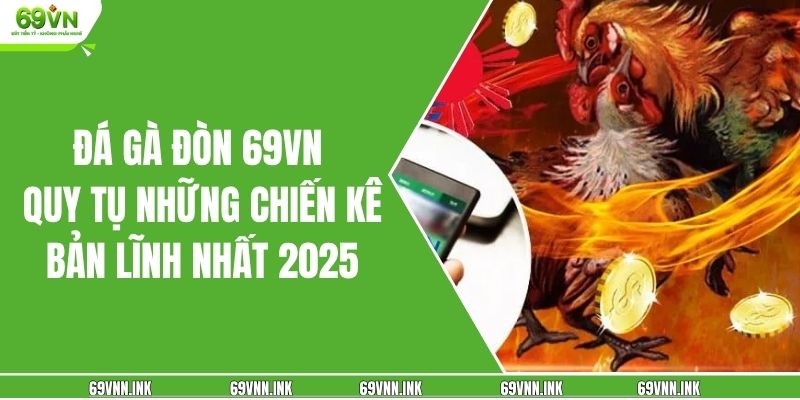 Đá Gà Đòn 69VN Quy Tụ Những Chiến Kê Bản Lĩnh Nhất 2025